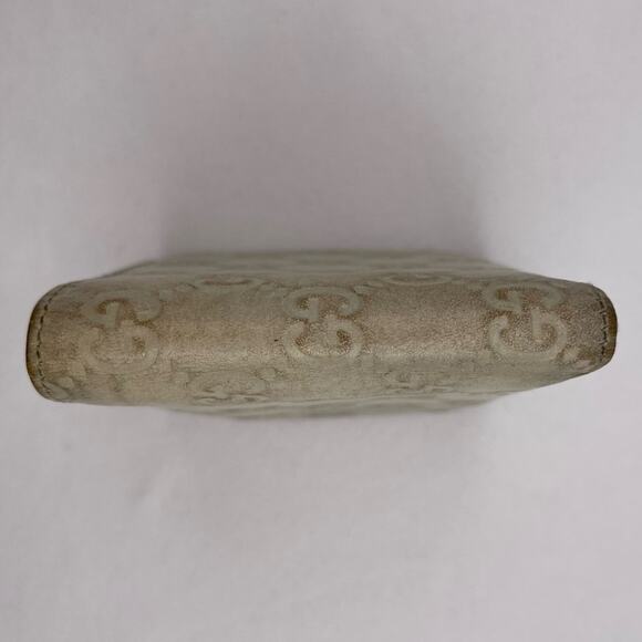 Gucci Ivory Monogram Leather Bifold Wallet - Picture 3 of 12